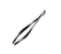 DOITOOL Stainless Steel Fish Bone Tweezer Practical Hair Removal Tool with Comfortable Handle Silver Colour for Kitchen Use Suitable for Fish Bone and Chicken Hair