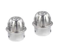 DOITOOL Stainless Steel Gutter Guard Dome Leaf Strainer for Downspout Filter Outdoor Drainage Tool 7In X 3.7In Durable Rust-Resistant Roof Debris Protector 2-Pack