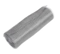 DOITOOL Stainless Steel Mesh Gutter Guard Cover Anti-Blocking Filter, Easy Installation, Keeps Animals of Garden, Sturdy Silver Metal Mesh for Drain Protection and Leaf Prevention