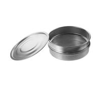 DOITOOL Stainless Steel Mesh Sprouting Tray Set Fine Mesh Germination Kit with Galvanized Base Cover Gardening Planting Device for Seedlings and Home Sprouts Growing