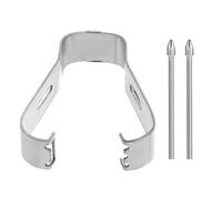 DOITOOL Stainless Steel Replacement Stylus Pen Tips with Clip for Touchscreen Metal Nibs for Precise Writing and Drawing Easy Plug Installation