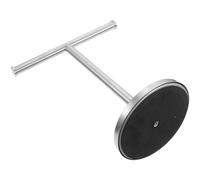 DOITOOL Stainless Steel Towel Rack with Weighted Base and T-Shaped Design, Smooth Surface, Easy to Move Countertop Bath Towel Stand for Bathroom Organisation