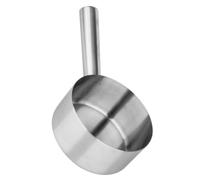 DOITOOL Stainless Steel Water Ladle Large Diameter Long Handle Water Scoop for Kitchen Bathroom Home Accessories Rust-Resistant Pouring Spoon for Plants Cooking and Dining