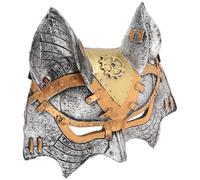 DOITOOL Steampunk Fox Cosplay Mask for Adults Pu Material and Metallic Structure, Secure Fit Half Face Mask Suitable for Halloween Parties and Masquerade Events, Vintage Mechanical Style