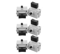 DOITOOL steel cutter power switch, saw switch, 6pcs Pack, 10A, Plastic, Easy Installation, Industrial Use