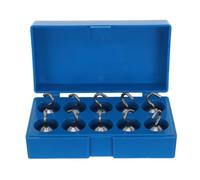 DOITOOL Steel Hook Weights Set Precision Slotted Weights 50g 10pcs with Secure Placement and Easy to Use Design for Physics Laboratory Experiments for General Science Education