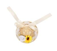 DOITOOL Straw Hat with Beige Bowknot, Puppy Woven Costume Hat for Small Dogs and Cats, Photo Prop Accessory for Outdoor and Party Use