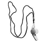DOITOOL Survival Whistle Referee Whistle Stainless Steel with Delicate Design Good Volume Portable with Hanging Lanyard Random Color for Soccer Training and School Gym Use