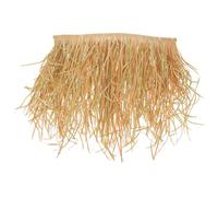 DOITOOL Synthetic Thatch Roof Panels for Garden Hut, Artificial Straw Roofing with Fine Leaf Texture, Non-Flame Retardant Straw and Wheat Stem Blend for Outdoor Gazebo Shade and Landscape