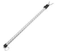 DOITOOL Telescoping Reaching Hook Long Reach Stick Closet Pole, Clothes Hook Pole, Retractable Closet for Outdoor Clothesline, Ceiling, Shelf Silver Clothesline