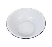 DOITOOL Thickened Enamel Farmhouse Bowl Large Enamel Basin for Washing Mixing Laundry Wash Bowl 34cm Diameter