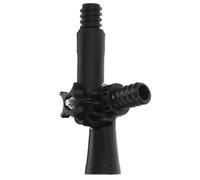 DOITOOL Threaded Tip Pole Handle Replacement for Mop Extension Pole Adapter, Black 1Pcs, Threaded Hinge Adapter Suitable for Household Cleaning and Window Dusting