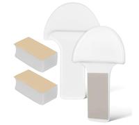 DOITOOL Toilet Seat Lid Lifter Toilet Seat Handle Adhesive ABS 2 Pcs for Easy Opening and Closing in Homes and Public Bathrooms