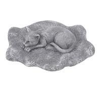DOITOOL Tombstone with Delicate Natural Texture Beautiful Design Resin Grave Memorial Stone Rock Pet for Garden and Home Decoration
