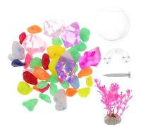 DOITOOL Transparent Acrylic Wall Mounted Fish Tank Hanging Aquarium for Fish and Plants Home Decor Space-saving Sturdy Clear Display Random Color