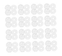 DOITOOL Transparent Concealed Snap Buttons Invisible Safety Buttons for Shirts Jackets and Fashion Clothes Durable Plastic Fasteners for DIY Clothing Accessories