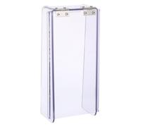 DOITOOL Transparent Lock Protection Shield - Universal Waterproof Keypad Cover - Weather-Resistant Clear Plastic Flipping Rain Guard for Outdoor Gate Digital Lock RFID Access Control and Fingerprint