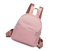 DOITOOL Travel Backpack for Girls Lightweight Oxford Cloth Casual Schoolbag with Adjustable Shoulder Straps Multi-purpose Pink Mini Backpack Handbag for Everyday Use