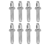 DOITOOL Trekking Pole Tips 8pcs with Antislip Design Tungsten Manganese Replacement for Walking Sticks and Mountaineering Travel Poles Suitable for Rough Outdoor Environments