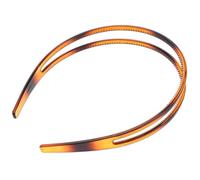 DOITOOL Two-tier Plastic Headband for Women and Lightweight Hair Fixing Accessory Comfortable Daily Use Hairband Simple and Fashionable Design Brown Colour