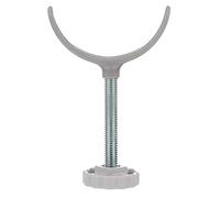 DOITOOL U Shaped Banister Gate Adaptor - 10mm Y Spindle Stair Fixings for Round Posts - Pressure Fit Baby Safety Barrier Replacement Bolts with Rubber Coating - Pet Fence Accessory Adjustable