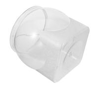 DOITOOL Unbreakable Plastic Fish Bowl for Goldfish and Aquatic Pets Spacious Transparent Aquarium Tank with Impact-resistant Design Multifunctional Hydroponic Planter and Turtle for Indoor