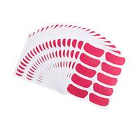 DOITOOL under Eye Stickers Sports Eye Strips Baseball Softball Face Stickers 22 Sheets Deep Pink Pvc for Game Day Fans