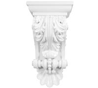 DOITOOL Unique European Decorative Stigma Flower Ceiling Beam Support Carved Onlay Furniture Overlays