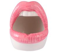 DOITOOL Unique with Big Mouth Pattern Ashtray Ceramic Fireproof Practical Design Decorative Ash Tray and for Office and Party Decoration for Cigarette and Cigar Use