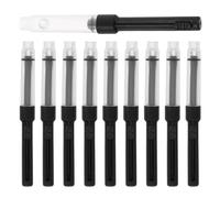DOITOOL Universal Fountain Pen 10pcs Refillable Ink Converter Tool | Plastic Pull Type Mechanism, Easy Ink Absorption, Daily Writing and Calligraphy Practice, for Artists and Writers