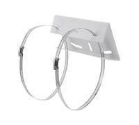 DOITOOL Universal Pole Mount Hoops Bracket for Cctv Security Cameras with Sturdy Steel Plate Construction and Disassemblable Design, Suitable for Wall-mount and Vertical Mount