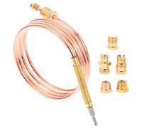 DOITOOL Universal Thermocouple Sensor for Heater and Oven Replacement, Copper Material with 900mm Length, Compatible with Stove Models, Easy Repair Thermocouple for BBQ Temperature Gauge