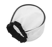 DOITOOL Universal White Fabric Speedlight Flash Diffuser Cover for Flashgun, Reduces Glare Soft Light Effect, Portable Photography Accessory