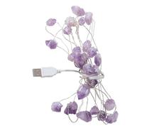 DOITOOL USB Amethyst String Lights Warm White Party Decor Light for Indoor Xmas Festival Cozy Atmosphere Creative Hanging