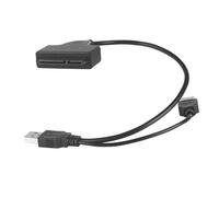 DOITOOL USB to Pin Hard Drive Converter Cable with Auxiliary Power Supply Data Transfer Wire for Laptop External Disk Drive Plug and Play with Dual Indicator Lights