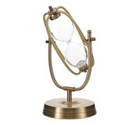 DOITOOL Vintage 10-inch Hourglass Ornaments DIY Sand Timer with 360° Rotating Metal Frame for Unity Hourglass for Weddings and Home Decoration