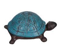 DOITOOL Vintage Cast Iron Turtle Key Holder Outdoor Key Hider Garden Decor Discreet Hidden Storage Box Weather-resistant Tortoise Statue for Home and Security