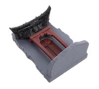 DOITOOL Vintage Miniature Pagoda Statue Asian Zen Garden Decor for Office Desk Micro Landscape Bonsai Accessories Nostalgic Pavilion Tower Ornament for Fairy Gardens and Aquariums