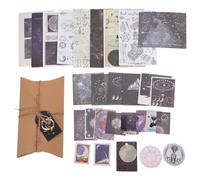 DOITOOL Vintage Style Paper Stickers for DIY Crafting Delicate Retro Design, Self Adhesive Decorative Material Papers for Long Time Use, for Boxes and Envelopes