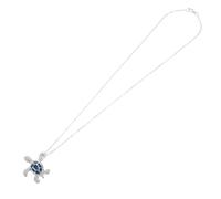 DOITOOL Vintage Turtle Pendant Sea Turtle Charms Ocean-inspired Metal Necklace Lightweight Comfortable to Wear Stylish Jewelry Accessory for Women Beachwear