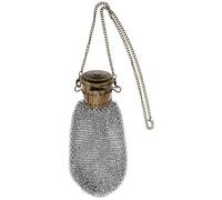 DOITOOL Vintage Twist Lid Coin Purse with Stainless Steel Mesh, Classic and Timeless Retro Change Bag Featuring Sturdy Structure, for Collectors and Antique Enthusiasts