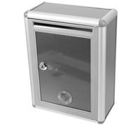 DOITOOL Wall Mount Mailbox with Lock Wall Hanging Suggestion and Complaint Box for Indoor Outdoor Use Secure Space Saving Letter Box Multi Functional for Home Office Communal Areas