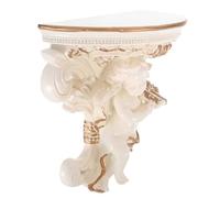 DOITOOL Wall-Mounted Angel Sculpture Resin Cherub Shelf 3D Wings Decor for Dining Living Room Bedroom with European Elegance