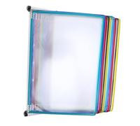 DOITOOL Wall Mounted File Folder Organizer with Flip Pages Easy Install Literature Display Rack for Brochures Pamphlets and Documents Versatile Wall Document Holder for Office and