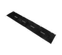 DOITOOL Wall-mounted File Organizer Bag 4-pockets Hanging Storage Pouch under Whiteboard for Classroom Office Dormitory Document Management in Black