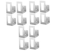 DOITOOL Wall Mounted Pot Lid Holders 6 Pairs Stainless Steel Kitchen Organizer Rack for Pan Lids and Cutting Boards Space Saving Design