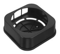 DOITOOL Wall Mounted Set-top Box Holder for Stable Plastic Rack Organizer Space-saving Tv-box Shelf Secure Mount for Home and Office Use Easy Installation