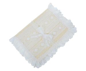 DOITOOL Washable Cloth Book Sleeve Cover with Adjustable Bow Accent Elegant Lace Protective Sleeve for Hardback Books for Daily Reading