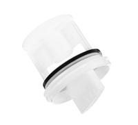 DOITOOL Washer Drain Seal Plug Abs Plastic Filter Trap White with Deform Resistance and Easy Replacement for Washing Machine Drainage Pump Suitable for Homes and Laundromats