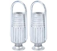 DOITOOL Washing Line Tightener 2 Pcs Metal Clothesline Tightener Line Tight Grips Tools for Pulleys and Fixed Clothes Lines Household Laundry Supplies Clothesline Line Tightener